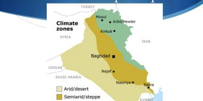 નકશો ઇરાક આબોહવા